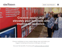 Tablet Screenshot of ninesixteen.ca